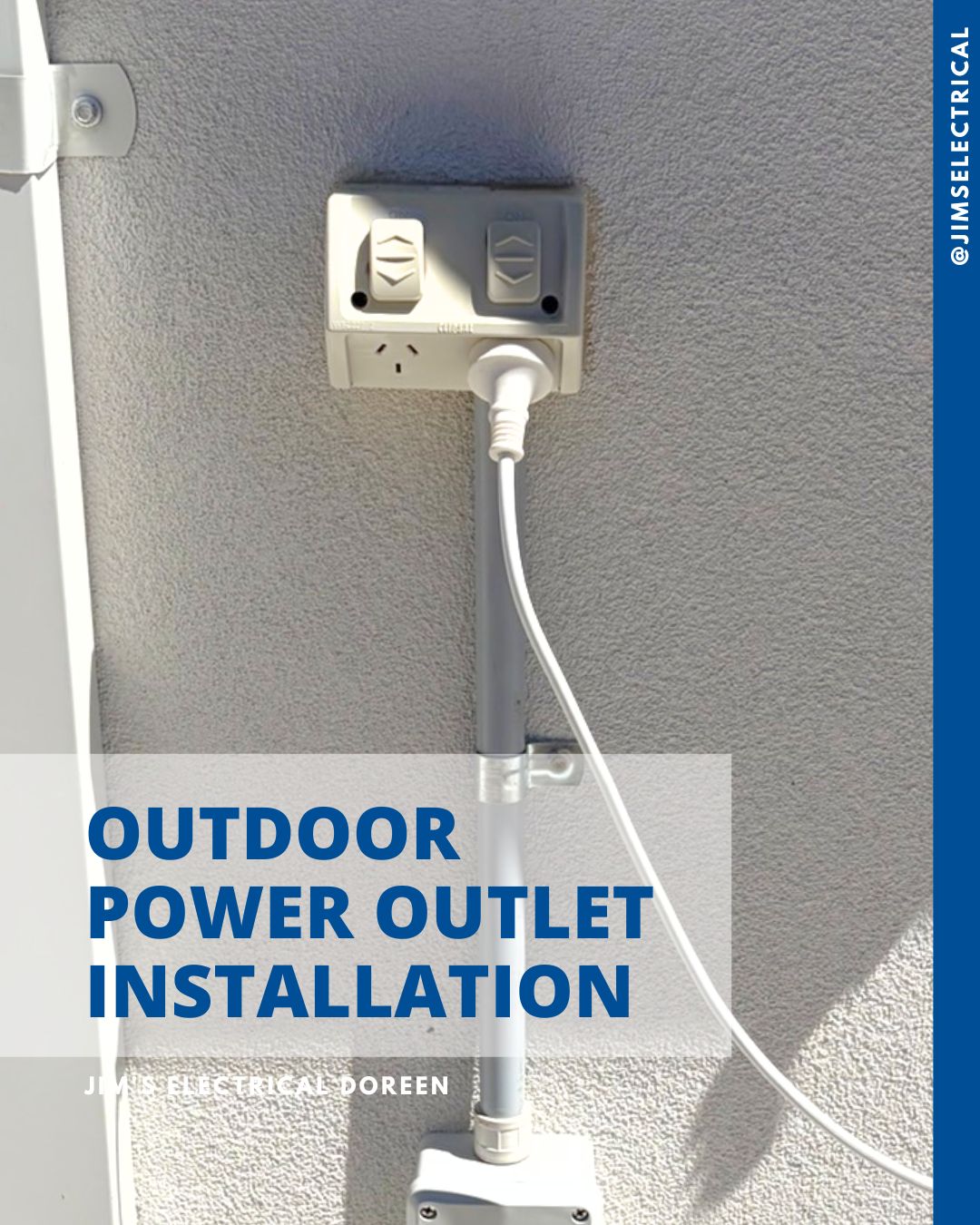 Outdoor Power Outlet Installation